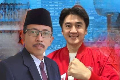 Pamflet dan spanduk AH Thony dan Richard Handiwiyanto, mulai terpasang di beberapa sudut Kota Surabaya.