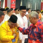 Ketum PP Angkatan Muda Partai Golkar (AMPG) Said Ali Al Idrus disapa oleh Wakil Perdana Menteri Malaysia Datuk seri H.Zahid Hamidi yang juga Presiden UMNO Malaysia.